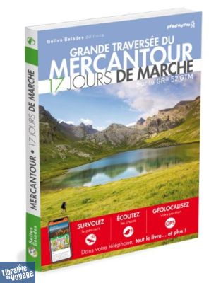 Belles Balades éditions - Guide de randonnées - Grande traversée du Mercantour 