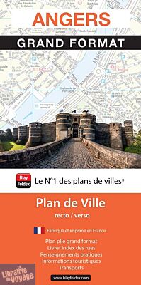 Blay Foldex - Plan de Ville - Angers (grand format)