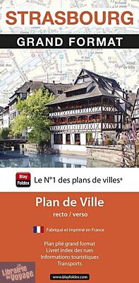 Blay Foldex - Plan de Ville - Strasbourg (grand format)