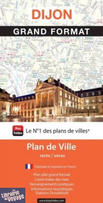 Blay Foldex - Plan de Ville - Dijon (grand format)