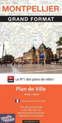 Blay Foldex - Plan de Ville - Montpellier (grand format)
