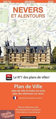 Blay Foldex - Plan de Ville - Nevers