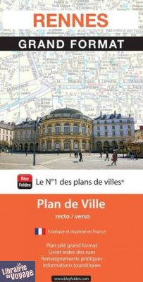Blay Foldex - Plan de Ville - Rennes (grand format)