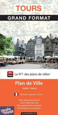 Blay Foldex - Plan de Ville - Tours (grand format)