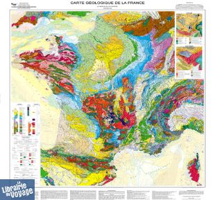 BRGM - Carte Murale de la France géologique
