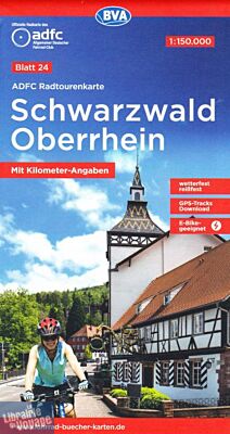 BVA Verlag - Carte indéchirable n°24 - Scharzwald Oberrhein