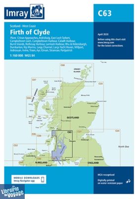 Imray Chart - Carte marine C63 - Firth of Clyde