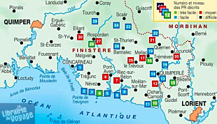 Topo-guide FFRandonnée - Réf.P297 - De Concarneau à Quimperlé, terre et mer à pied