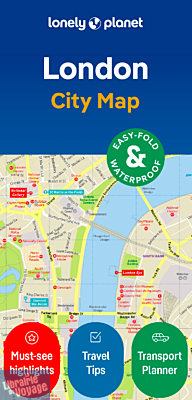 Lonely Planet - Plan de ville (en anglais) - London city map (Londres)