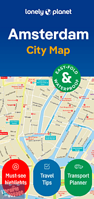 Lonely Planet - Plan de ville (en anglais) - Amsterdam city map