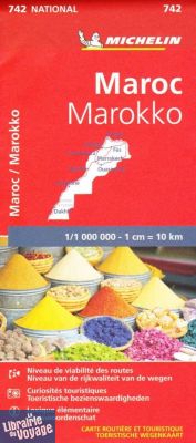 Michelin - Réf.742 - Carte du Maroc