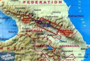 Terra Quest - Carte de Trekking - Caucase Géorgien (Kazbek - Shkhara - Ushba)