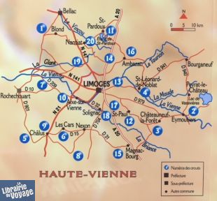 Chamina - Guide de randonnées - Autour de Limoges 
