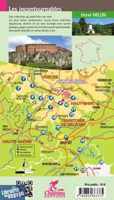 Chamina - Guide de randonnées - Ballon des Vosges - Plateau des mille étangs (Collection les incontournables)