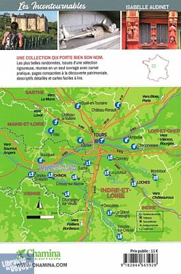 Chamina - Guide de randonnées - Collection les incontournables - La Touraine - Indre et Loire 