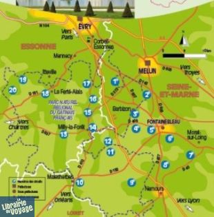 Chamina - Guide de randonnées - Forêt de Fontainebleau - Gâtinais français (Collection les incontournables)
