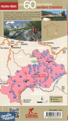 Chamina - Guide de Randonnées - Hautes-Alpes - Les 60 plus beaux sentiers