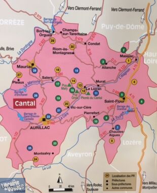 Chamina - Guide de randonnées - Les 30 plus beaux sentiers - Cantal