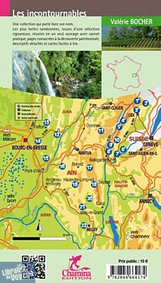Chamina - Guide de randonnées - Pays de Gex - Revermont - Bugey (collection les Incontournables)