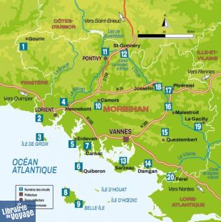 Chamina - Guide de randonnées à vélo - Boucles à vélo - Morbihan 