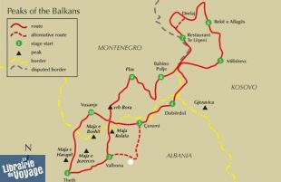 Cicerone - Guide de randonnées (en anglais) - Peaks of the Balkans Trail