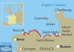 Cicerone - Guide de randonnées (en anglais) - Walking the Brittany coast path (The GR34 from Mont-Saint-Michel to Roscoff)