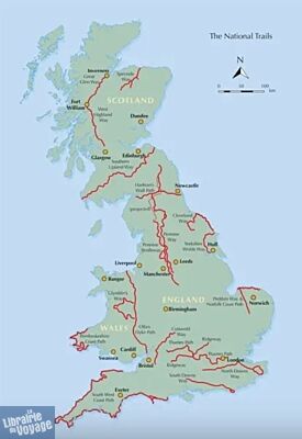 Cicerone - Livre en anglais - The national trails of England Scotland and Wales