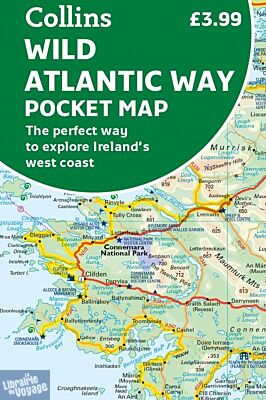 Collins map publishing - Carte routière (en anglais) - Wild Atlantic way (Irlande)