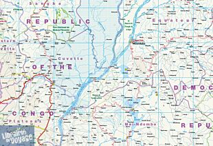 Reise Know-How Maps - Carte de la République Démocratique du Congo (RDC) - Congo (Brazzaville)