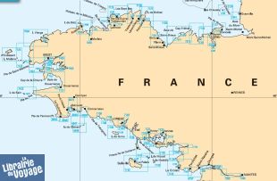 SHOM - Carte marine pliée - 7094L - Du Phare du Four à l'île Vierge - Port de l'Aber-Wrac'h