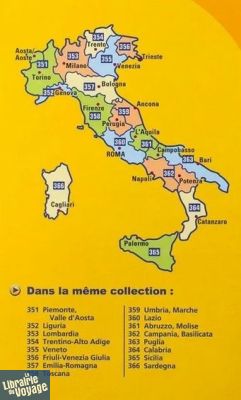 Michelin - Carte "Local" Italie n°351 - Piémont-Val d'Aoste (Piemonte, Valle d'Aosta)