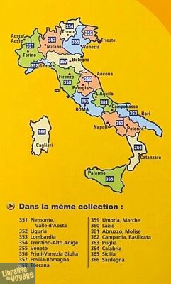 Michelin - Carte "local" Italie n°357 - Emilia-Romagna (Emilie-Romagne)