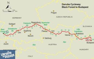 Cicerone - Guide de randonnées à vélo (en anglais) - The Danube Cycleway - Volume 1 : From the source in the Black Forest to Budapest