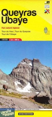 Didier Richard - Carte n°6 - Queyras, Ubaye -Tour du Viso, tour de l'Ubaye, Tour du Queyras)