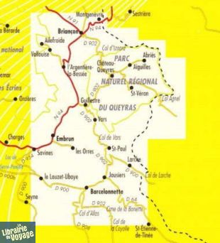 Didier Richard - Carte n°6 - Queyras, Ubaye -Tour du Viso, tour de l'Ubaye, Tour du Queyras)