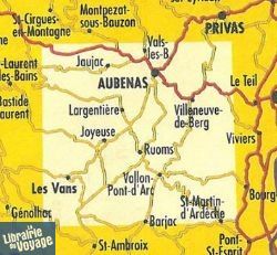 Didier Richard - Collection carte en poche - Carte de randonnées - Ardèche méridionale