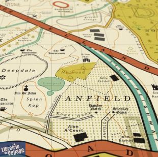 Dorothy - Carte Murale - Football map (Carte imaginée autour du Football britannique) 