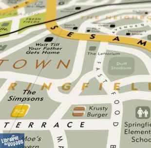 Dorothy - Carte Murale - Street TV map (Plan de ville des séries et shows TV)