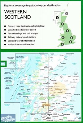 Ordnance Survey - Carte - N°2 - Western Scotland & the western isles (Ecosse de l'ouest)
