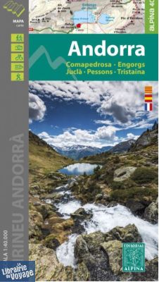 Editions Alpina - Carte de Randonnées - Andorre