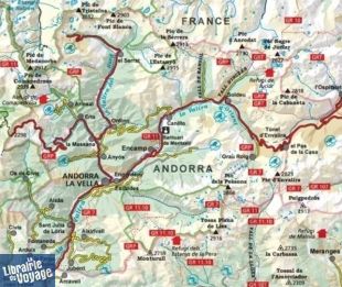 Editions Alpina - Carte de Randonnées - Andorre