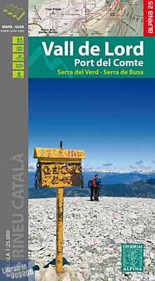 Editions Alpina - Carte de randonnées - Vall de Lord - Port del Comte (Serra del verd - Serra de busa)