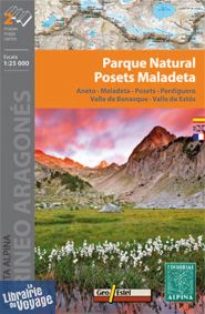 Editions Alpina - Double carte (au 1/25.000ème) du Parc National Posets - Maladeta 