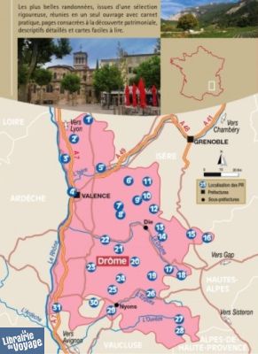 Editions Chamina - Guide de Randonnées - Drôme - Les 30 plus beaux sentiers