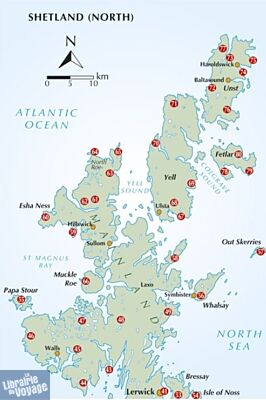 Editions Cicerone - Guide de randonnées (en anglais) - Les Orcades et les Shetland