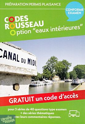 Editions Codes Rousseau - Guide - Code Permis Plaisance Option Eaux Intérieures