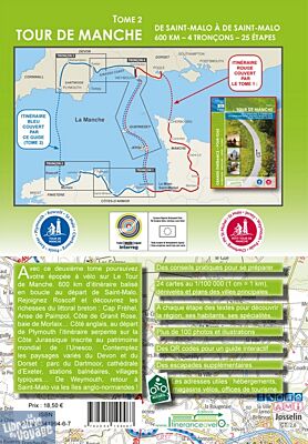 Editions Itinérance à vélo - Le Tour de la Manche -Tome 2 - De St Malo à St Malo