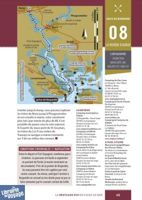 Editions le Canotier - Guide - 30 parcours - La Bretagne sud en kayak de mer
