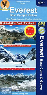 Editions Nepa Maps - Carte ref.NE517 - Everest - Base Camp & Gokyo - Three Passes - Kongma La - Chola Pass - Renjola Pass