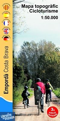Editorial Piolet - Carte de randonnées vélo - Emporda - Costa Brava